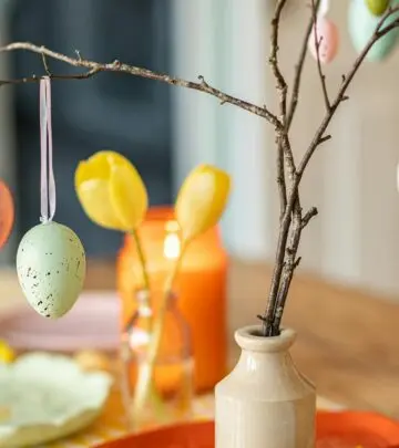 Celebrate spring's arrival with a handcrafted Easter tree, adorned with blooming branches and cherished eggs, symbolizing renewal and family memories.
