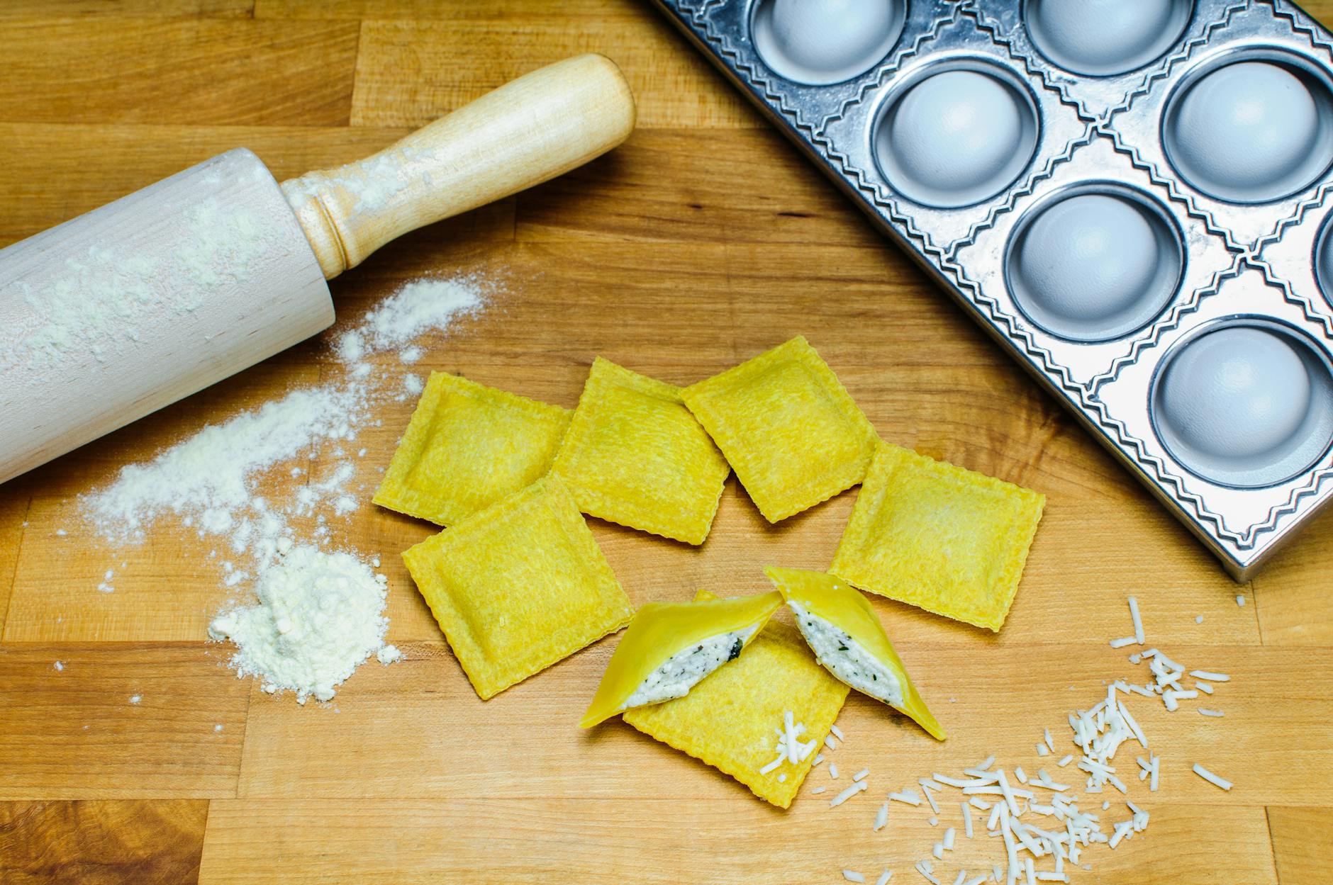Homemade Four Cheese Ravioli: A Gourmet Guide to Making Perfect Pasta Discover the art of homemade four cheese ravioli, from crafting fresh pasta to creamy cheese filling and a rich pesto cream sauce!