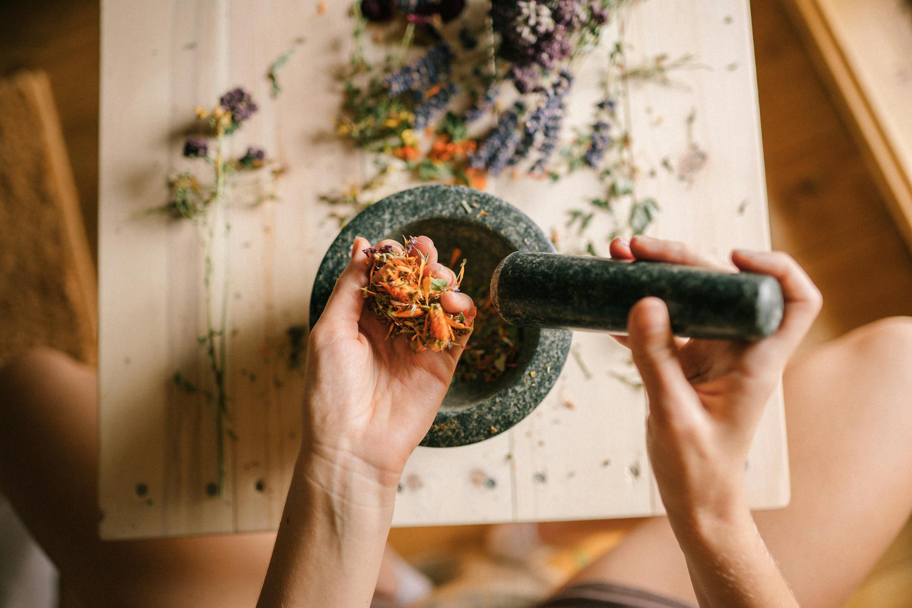 Lavender and Marigolds: A Powerful Companion Planting Duo Aromatic blooms working together to repel pests and support thriving pollinator activity.