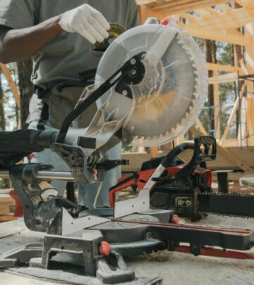 Versatile timber structures organize tools and enhance your outdoor living area.