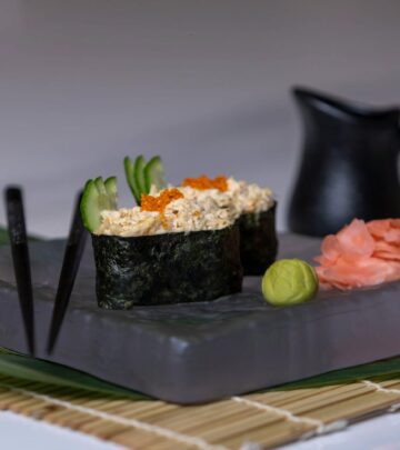 Tender crab, creamy avocado, and crisp cucumber come together in every perfect bite.