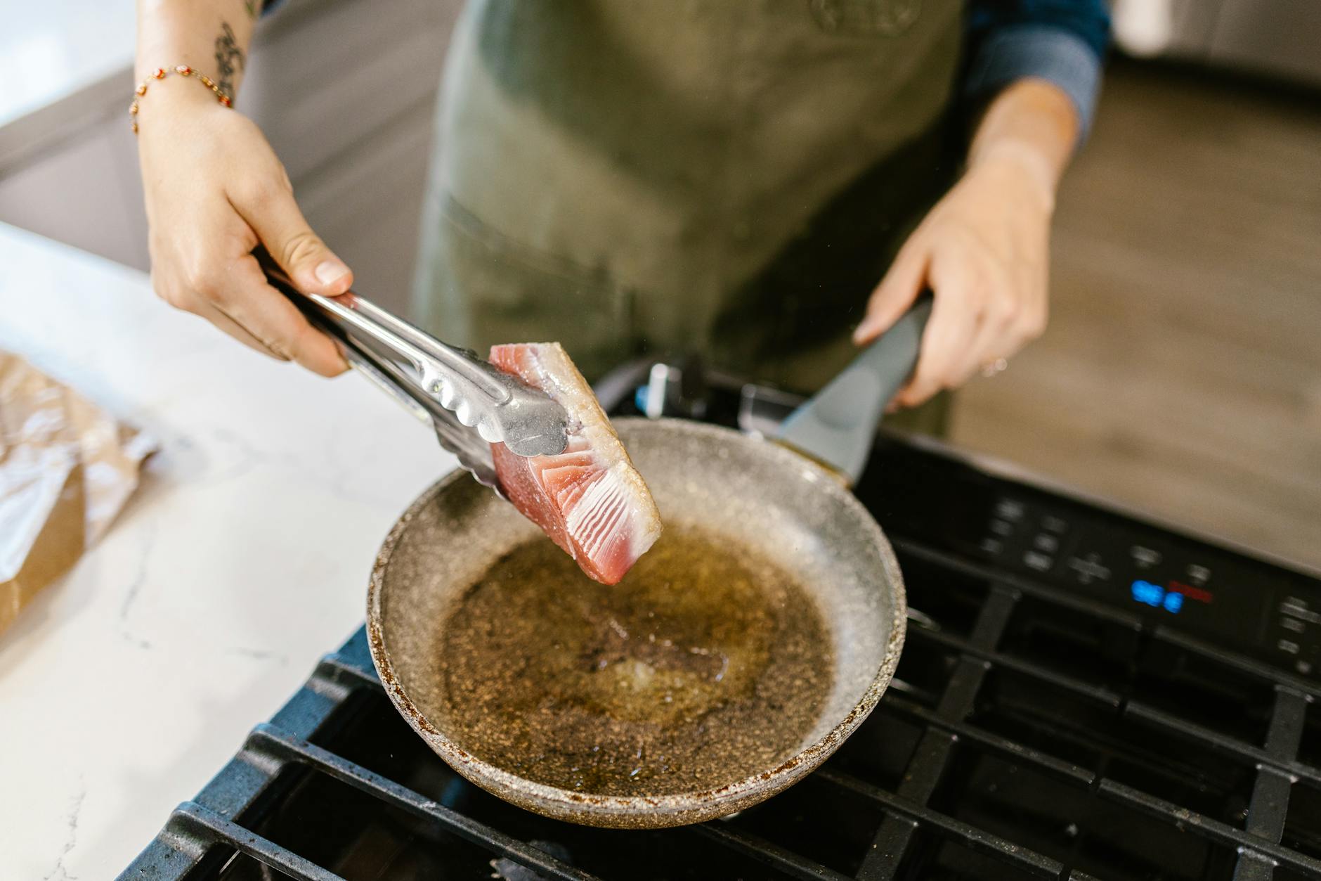 A restaurant-style crust and juicy center come from steady heat and careful timing.