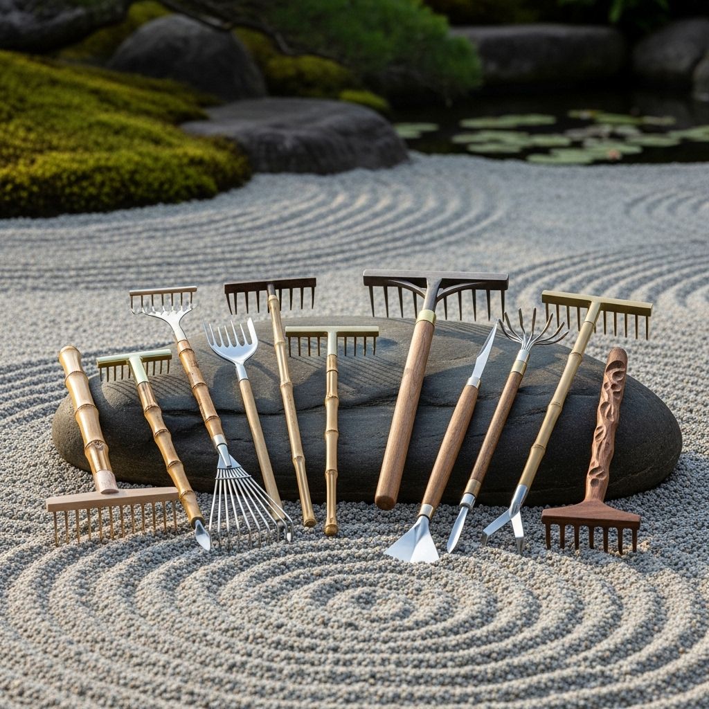 A harmonious raking ritual transforms ordinary spaces into tranquil outdoor sanctuaries.