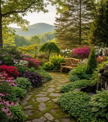 Resourceful planting and sharing shape a garden that thrives with beauty and bounty.