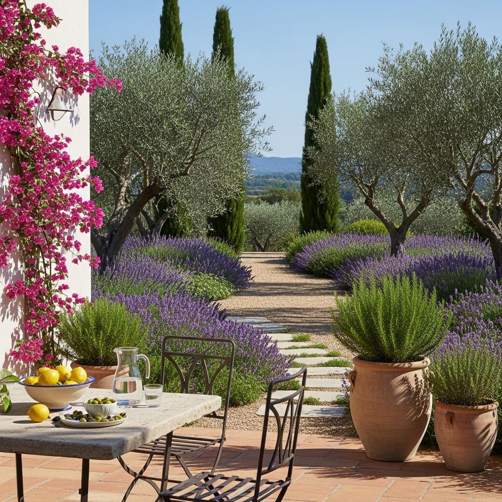 Mediterranean Garden Ideas: 10 Provençal Outdoor Inspirations Transform your outdoor space with timeless, sun-drenched Provençal garden ideas—embrace texture, fragrance, and relaxed southern charm.