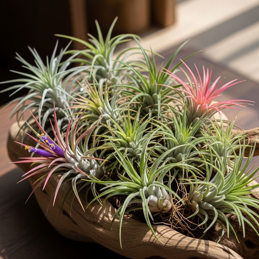 Proper water, light, and airflow produce vivid color and fresh growth in these epiphytes.