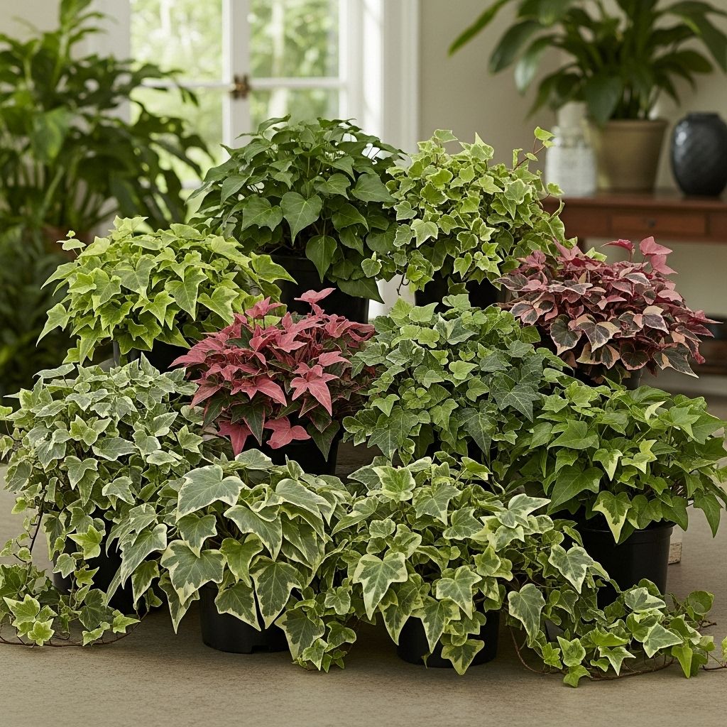 Discover a world of elegant, resilient ivy varieties—ideal for walls, ground cover, pots, and stylish interiors.