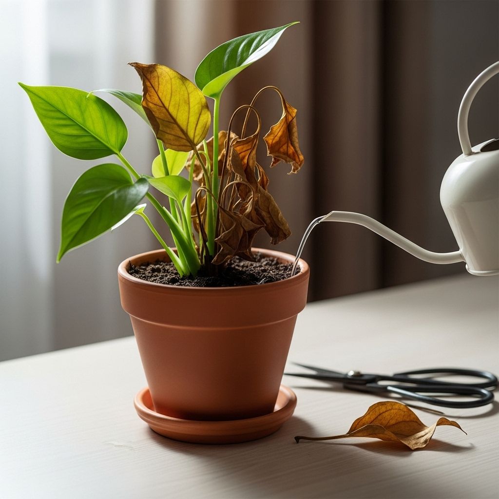12 Proven Tips to Revive and Save a Dying Houseplant Simple shifts in watering, light, and soil revive even the most neglected indoor greens.
