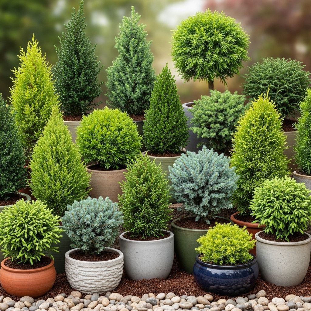 Enjoy year-round greenery in compact spaces with these low-maintenance conifer varieties.