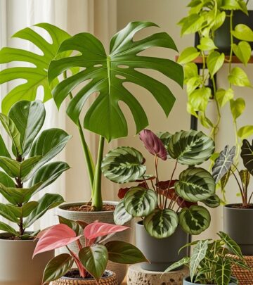 Shape-rich foliage and eye-catching patterns elevate any room into a living work of art.