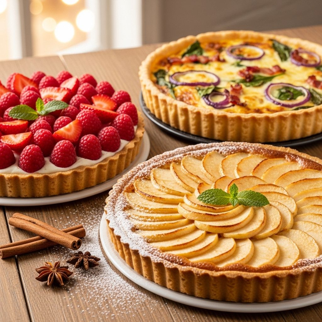 From vibrant fruit to savory fillings, these pastry creations add flair to every spread.