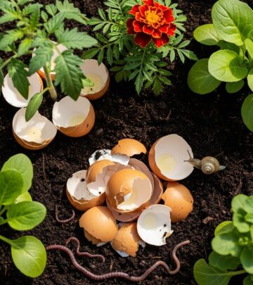 Turn leftover shells into eco-friendly barriers and nutrient boosts for vibrant greenery.