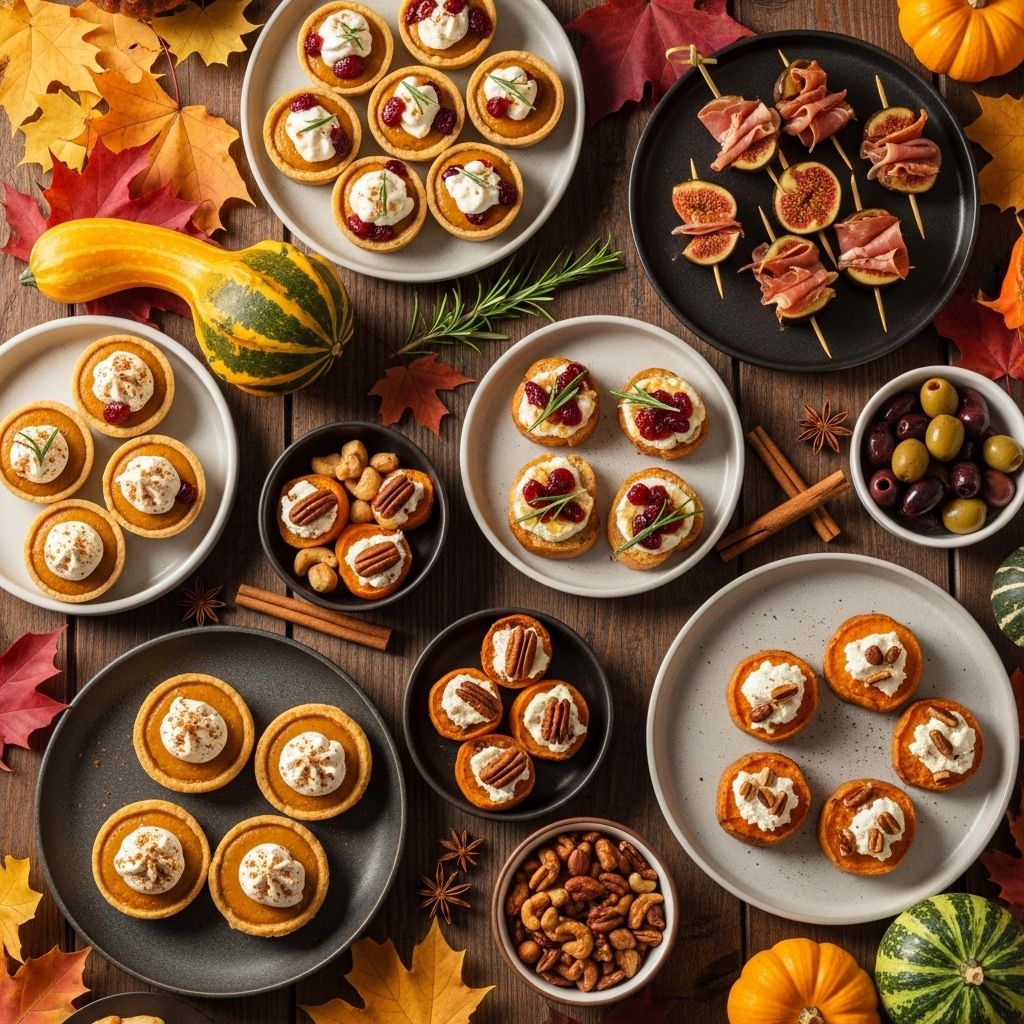 Cozy bites bursting with autumn’s freshest ingredients for an unforgettable spread.