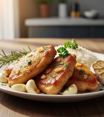 Effortlessly prepare juicy, garlic-infused chicken breasts for a quick and satisfying dinner any night of the week.