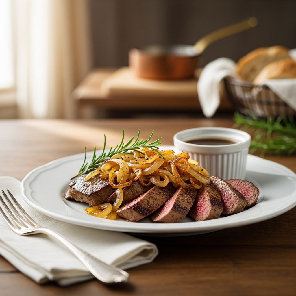 Elevate your home-cooked meals with the classic comfort of liver and onions, featuring step-by-step tips and perfect pairings.