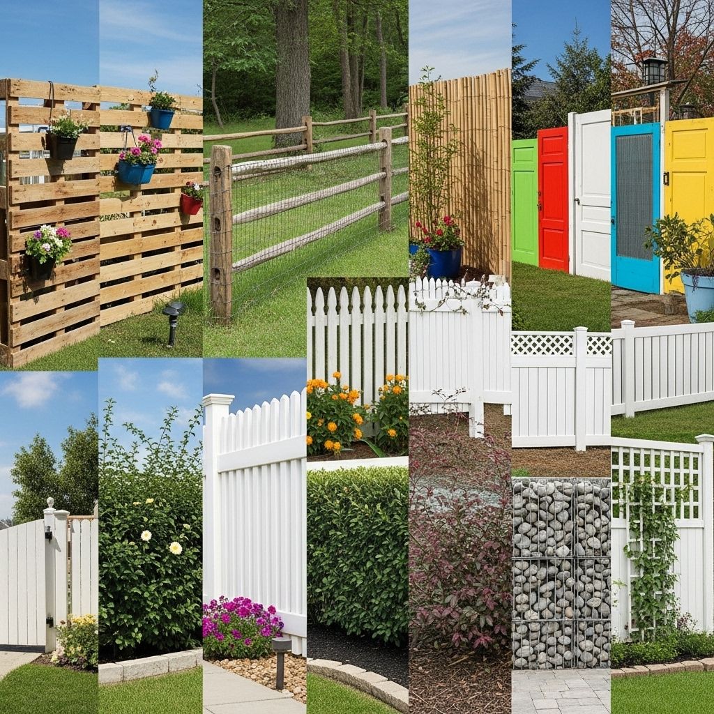 Cheap Fence Ideas: 10 Budget-Friendly Yard Fencing Options Secure your outdoor space effortlessly with budget-friendly and innovative boundary solutions.