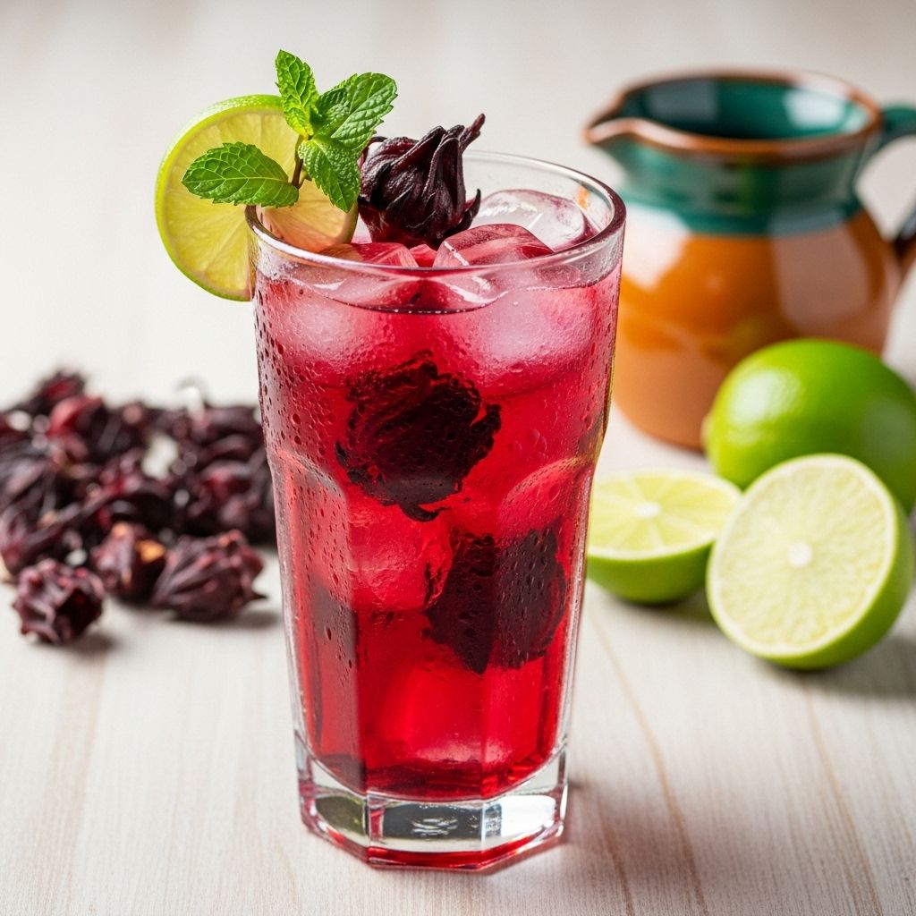 Agua De Jamaica Recipe: Easy Homemade Mexican Hibiscus Water Discover the vibrant, tart-sweet refreshment of Agua de Jamaica—an easy, flavorful Mexican hibiscus tea made for any occasion.