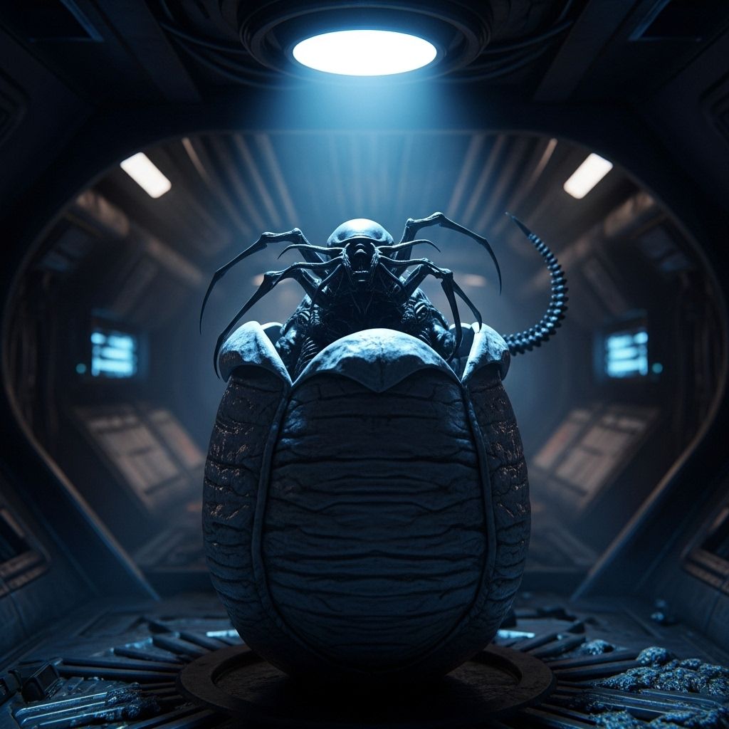 Explore the Alien franchise – Watch every Xenomorph film in both timeline and release order, including crossovers and prequels.