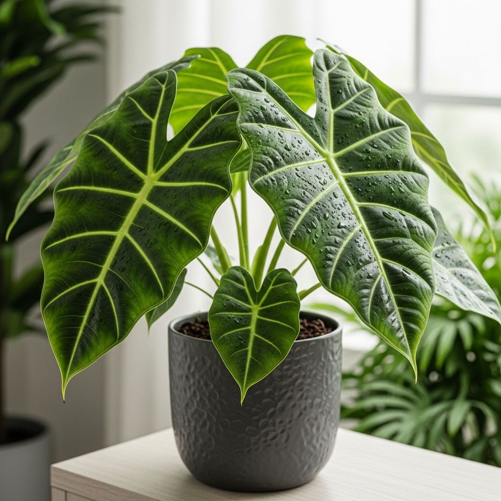 Everything you need to know about growing, caring for, and enjoying stunning Alocasia plants in your home.