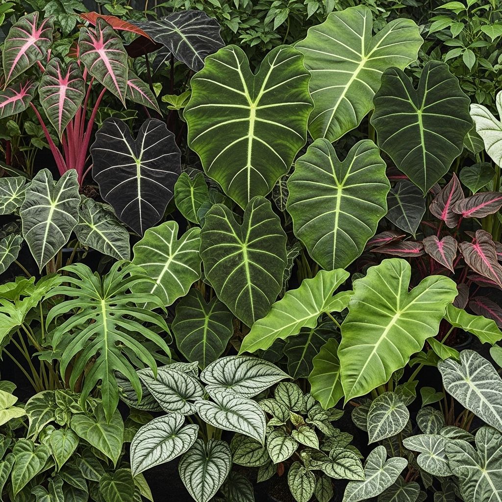 Discover the diverse world of Alocasias with these 25 stunning varieties to enhance your indoor garden