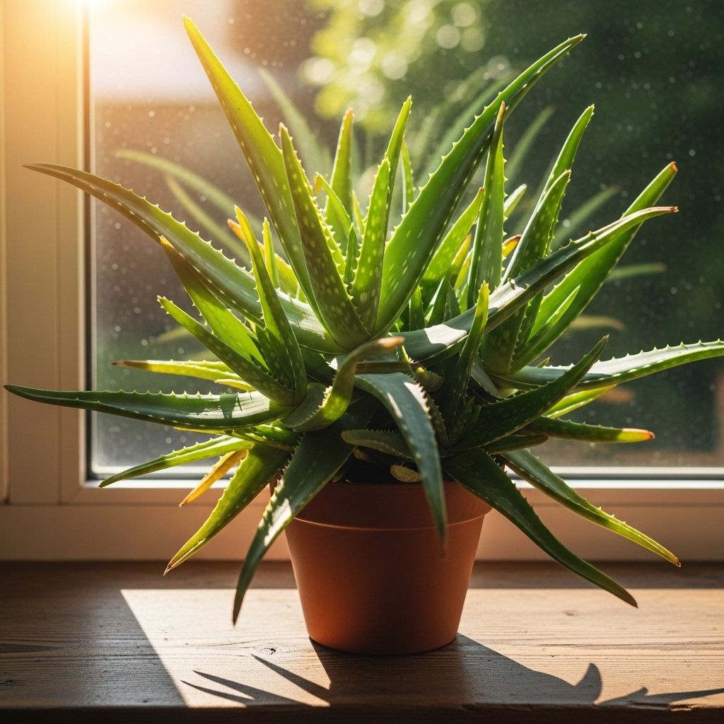 Achieve lush, thriving aloe vera by mastering direct and indirect sunlight essentials for indoor and outdoor success.