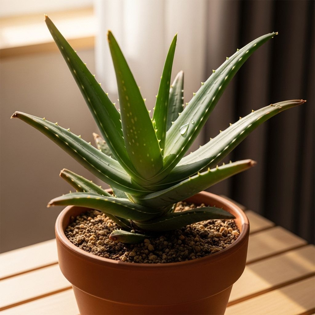 Allowing soil to dry helps build strong roots and promotes lush, healthy leaves.