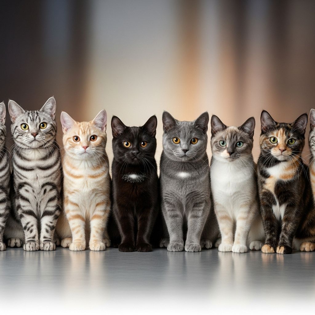 Genetic factors create breathtaking diversity in every American Shorthair’s fur.