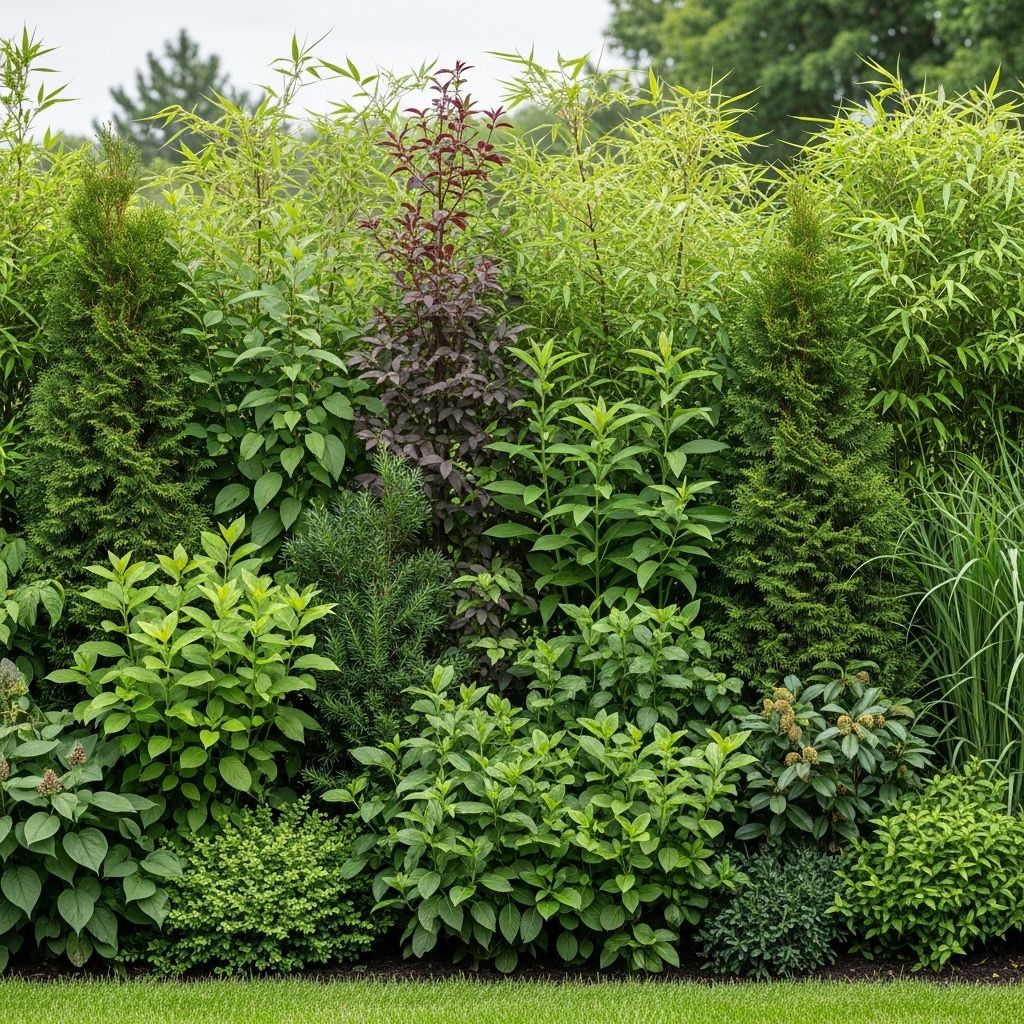 Add variety and wildlife appeal with low-maintenance hedges that thrive in any yard.