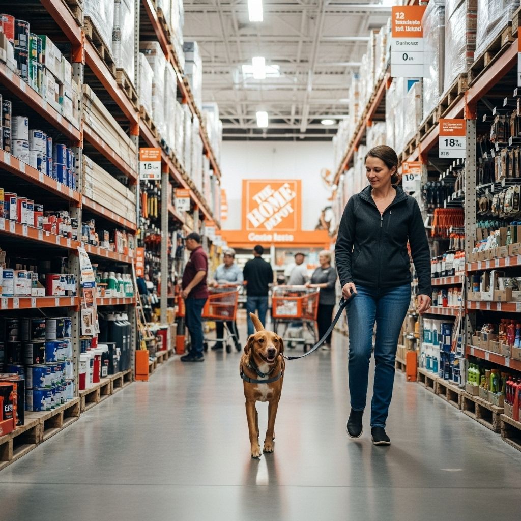 Get pet etiquette and insider guidance for taking your dog on a hardware store run.