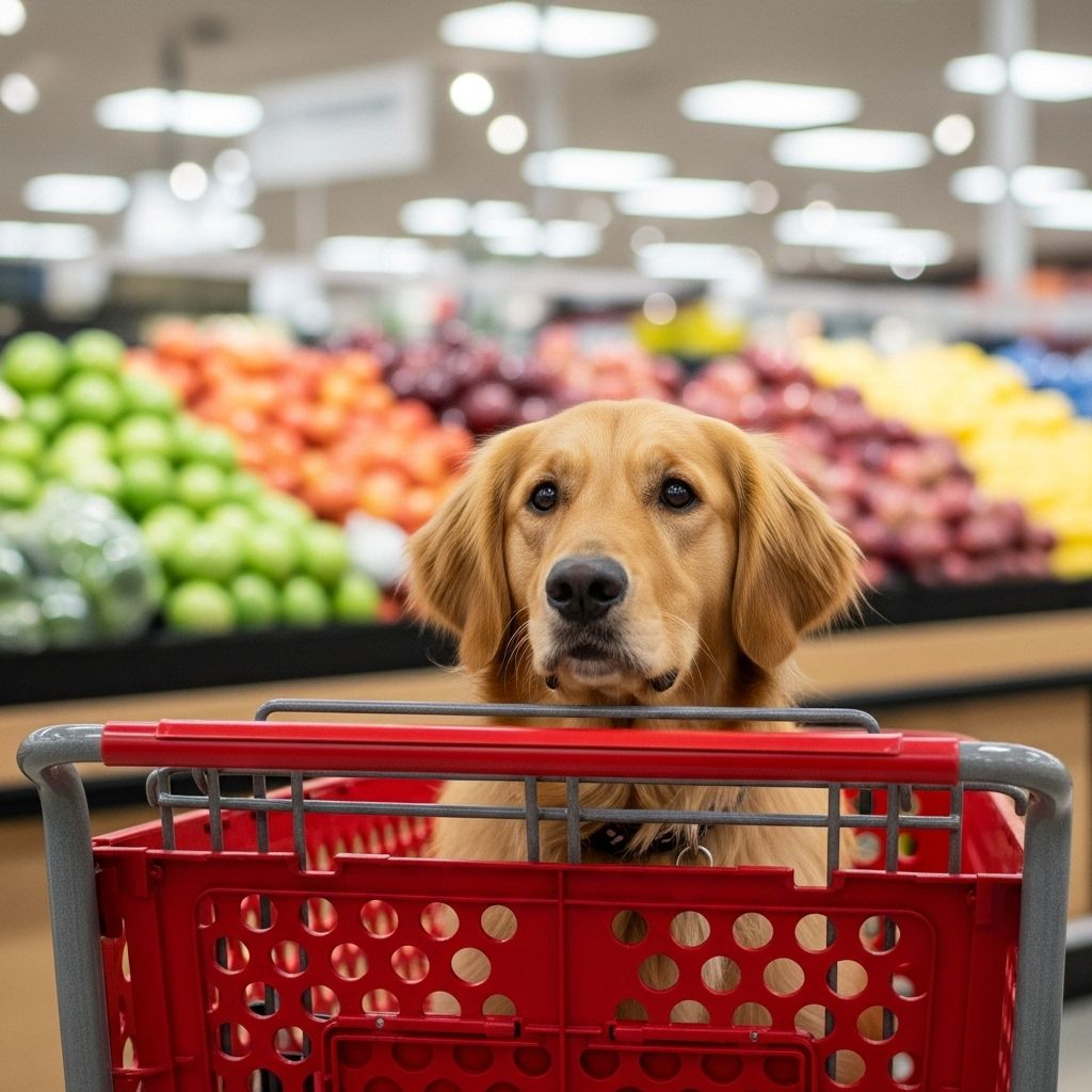 Find out why only service animals gain entry and where to shop with your pet companion.
