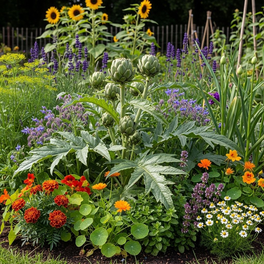 Unlock the secret to healthy artichokes and a thriving garden by mastering companion planting with these best and worst plant partners.