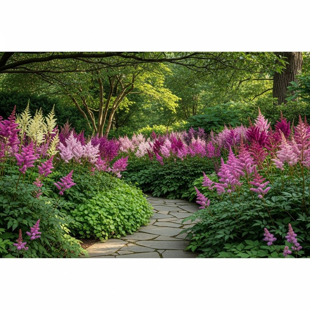 Feathery blooms and textured leaves bring long-lasting color to even the darkest beds.