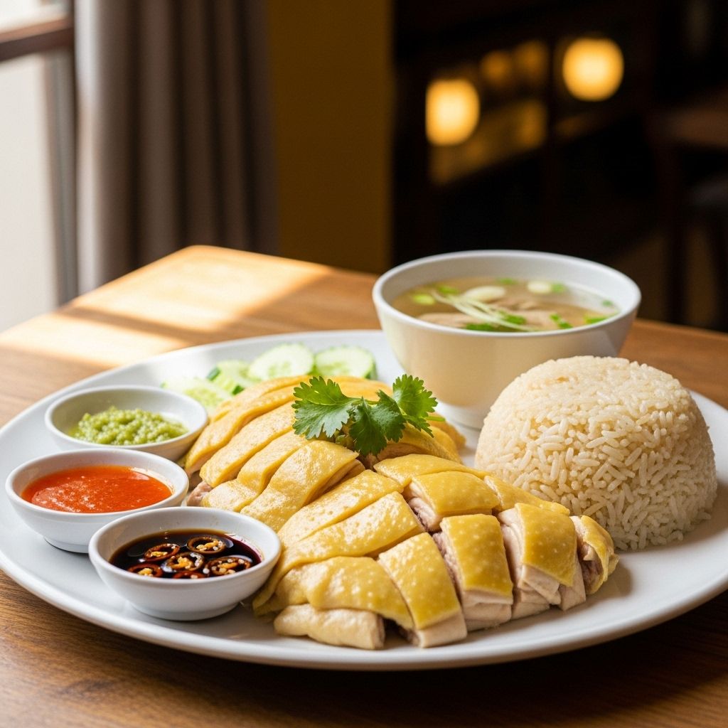 Authentic Hainanese Chicken Rice Set: A Complete Guide to the Singaporean Icon Simple aromatics and sauces elevate everyday ingredients into a restaurant-worthy feast.