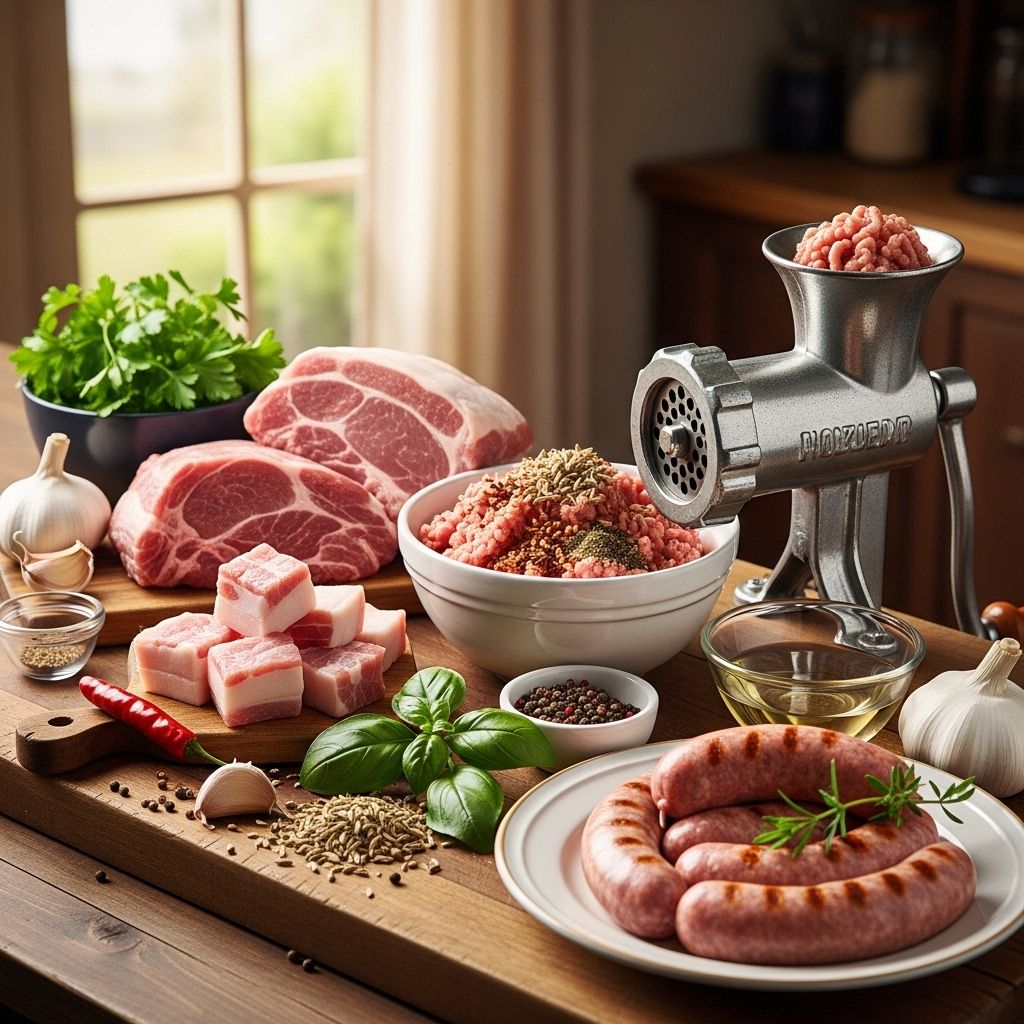 Master the art of crafting delicious Italian sausage from scratch with simple ingredients