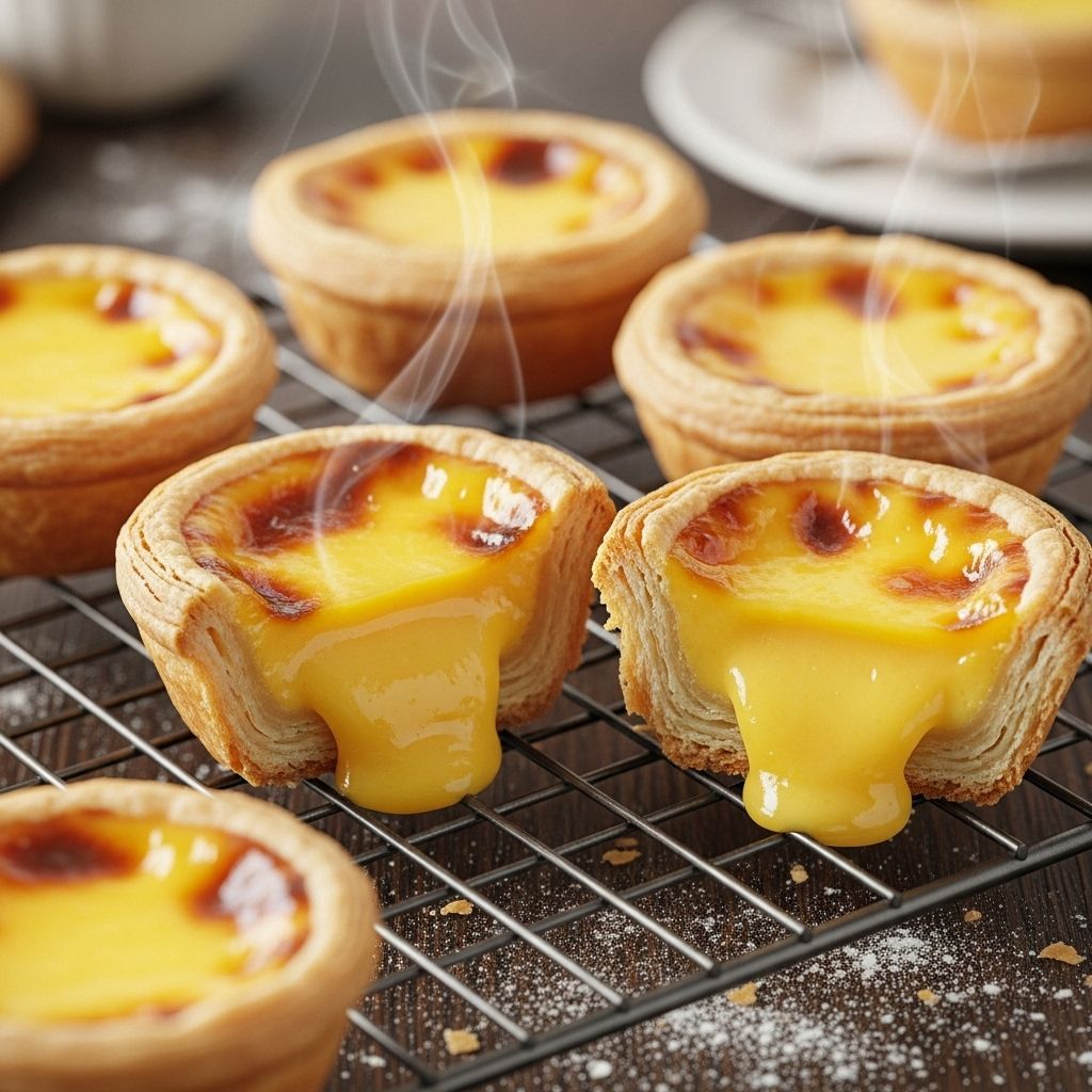 Master the art of creating these beloved Cantonese pastries with their silky custard and flaky crust