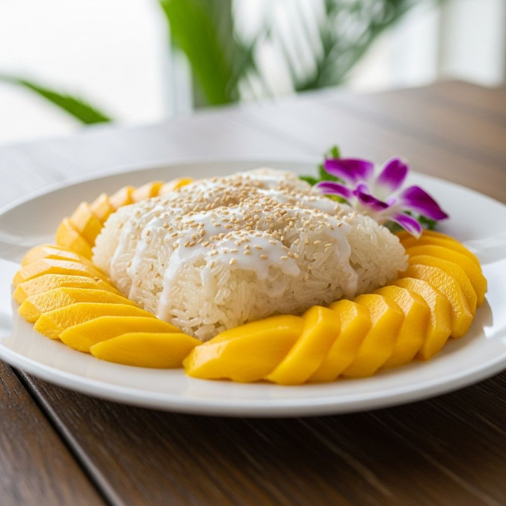 Authentic Thai Coconut Sticky Rice with Mango: Recipe, Tips, and History Discover creamy sweetness and tender grains in every bite for a truly festive dessert.