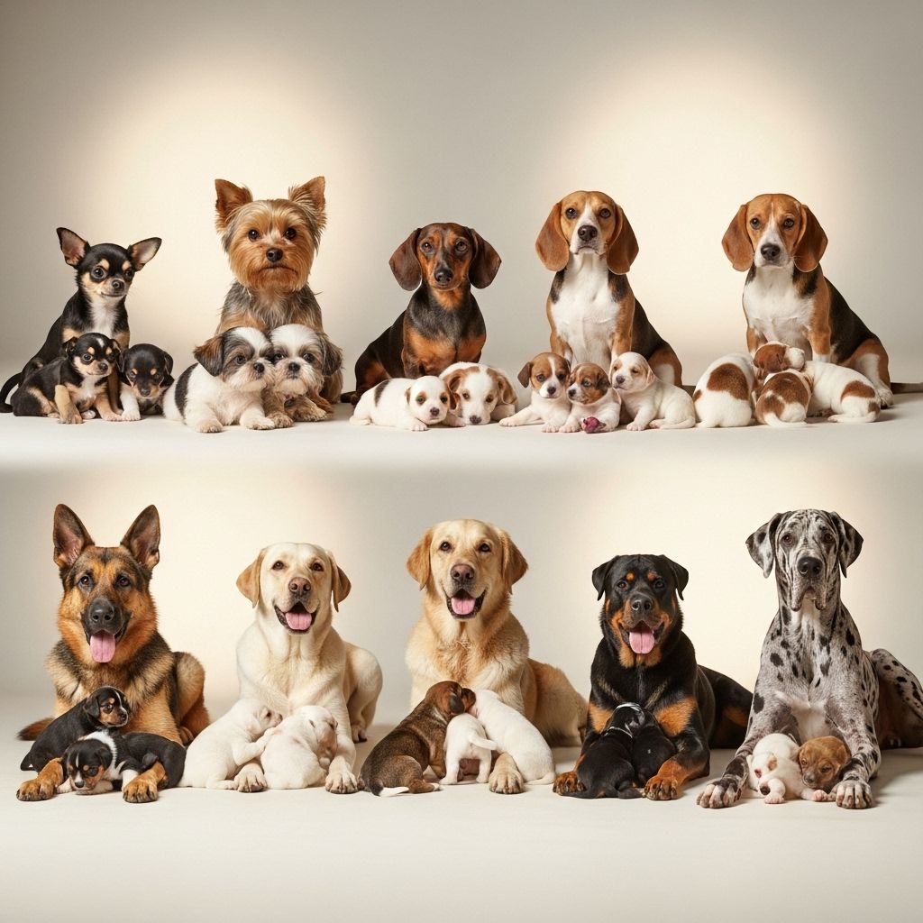 Genetics, diet, and maternal age all influence how many puppies a dog can have.