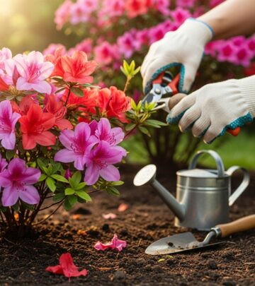 Unlock vibrant blooms year-round with expert tips on nurturing and shaping azaleas.