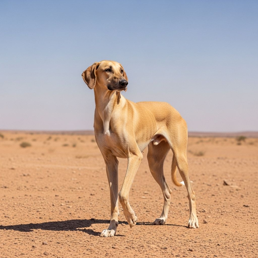A sleek, high-speed hunter turned loyal companion for experienced dog enthusiasts.