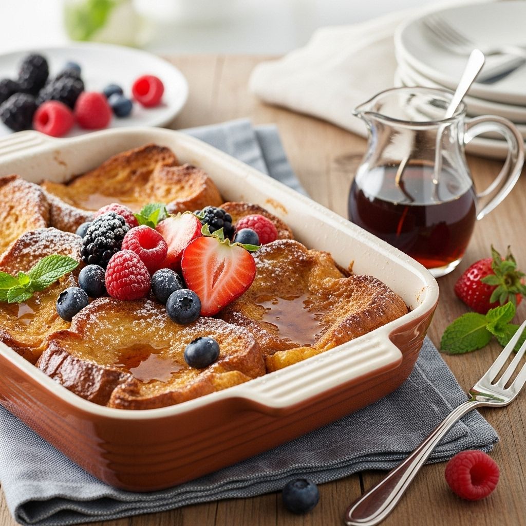 Discover everything about baked French toast, from classic recipes to creative variations and expert tips for a perfect make-ahead breakfast.