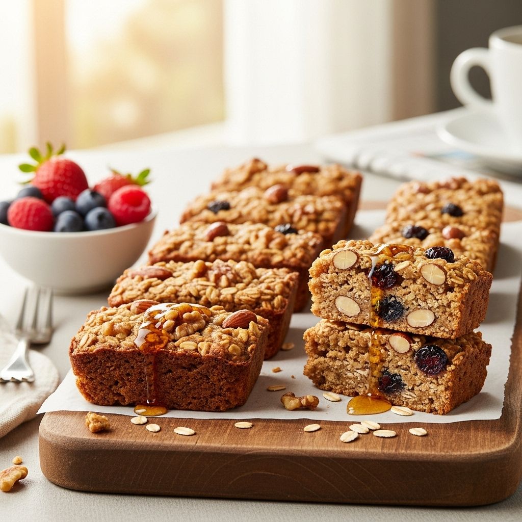 Wholesome bites packed with hearty grains and natural sweetness to fuel your morning routine.