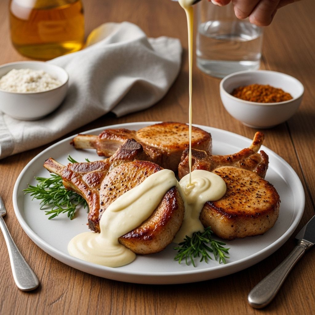 Discover an easy, flavorful baked pork chops recipe with creamy mushroom sauce, perfect for comforting weeknight dinners.