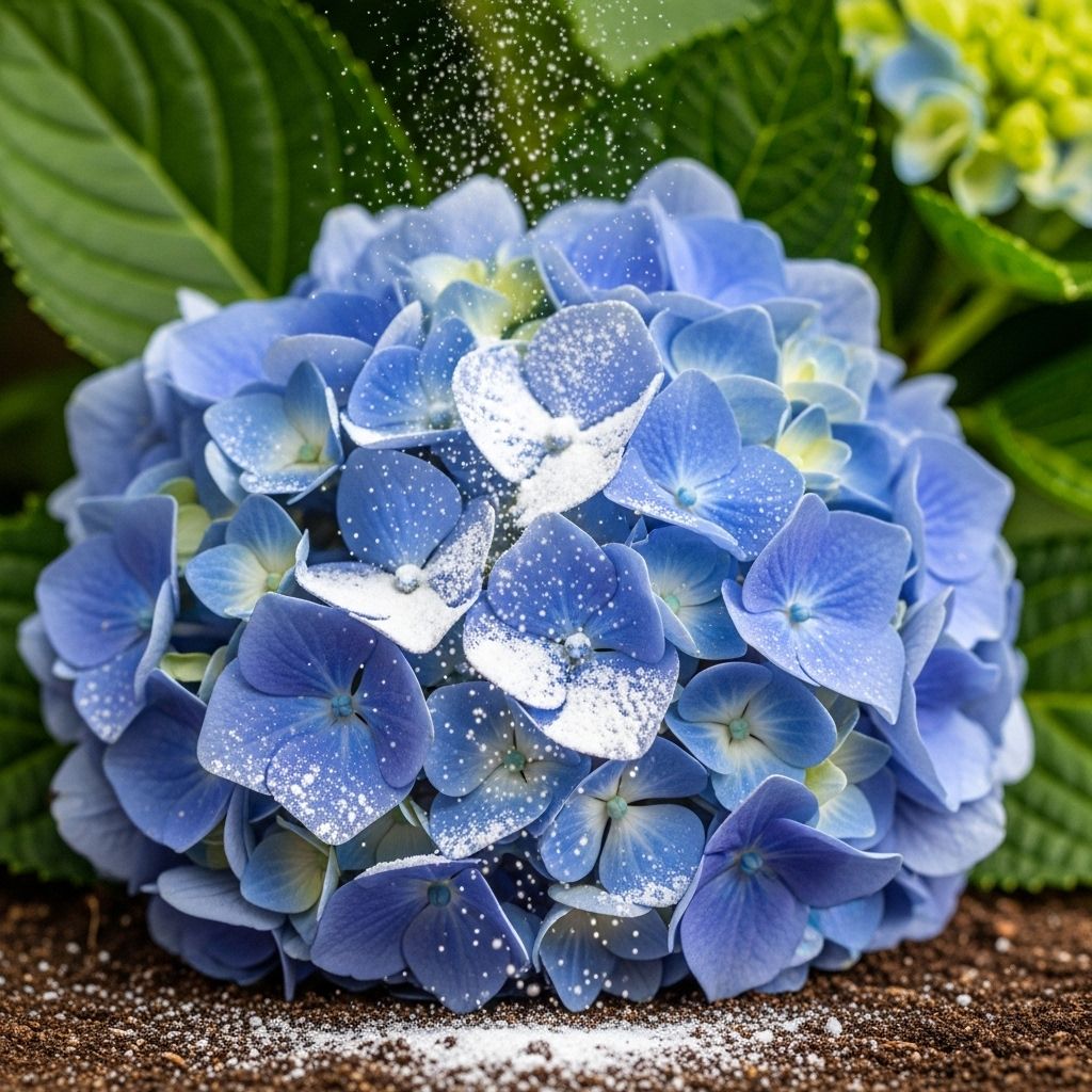A pantry alkali can’t change bloom hues or boost growth without proper soil management.
