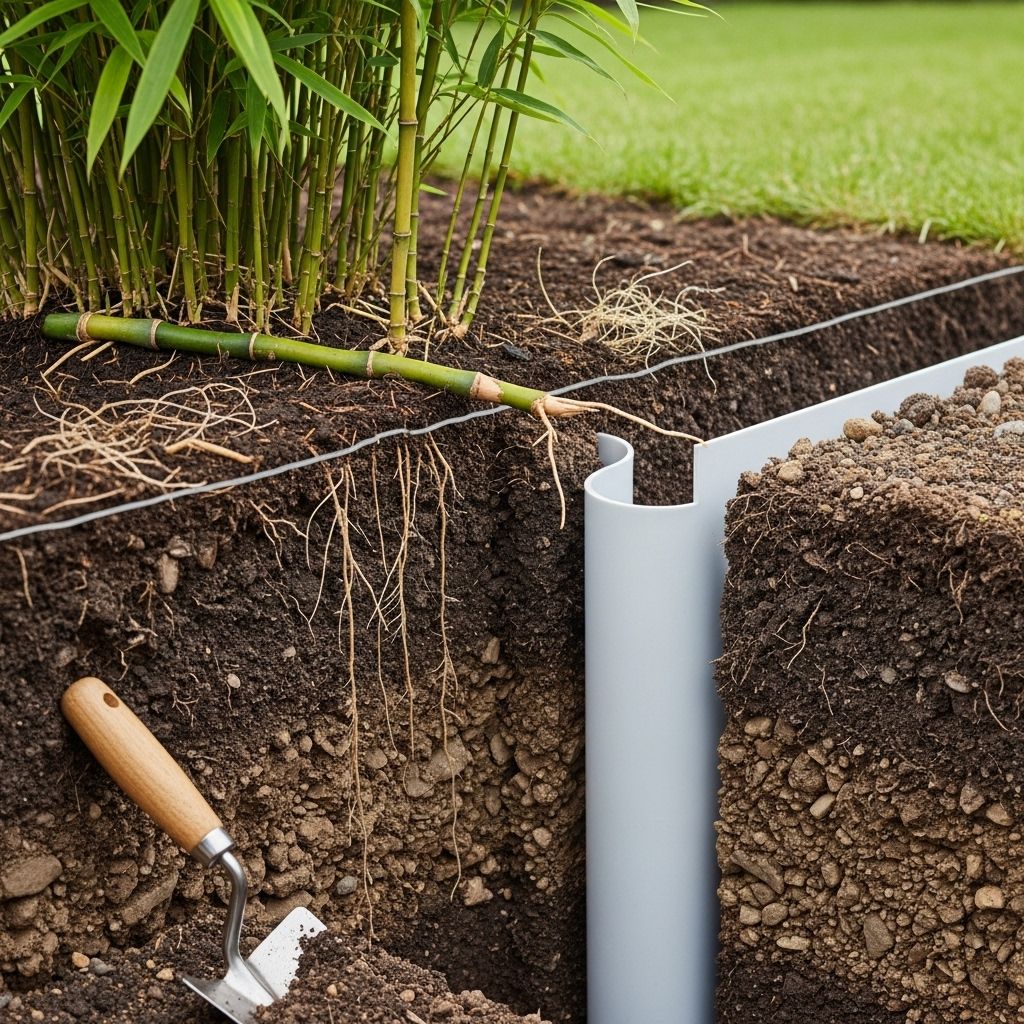 Discover how to use bamboo barriers to control running bamboo, prevent invasive spread, and keep your garden healthy and beautiful.