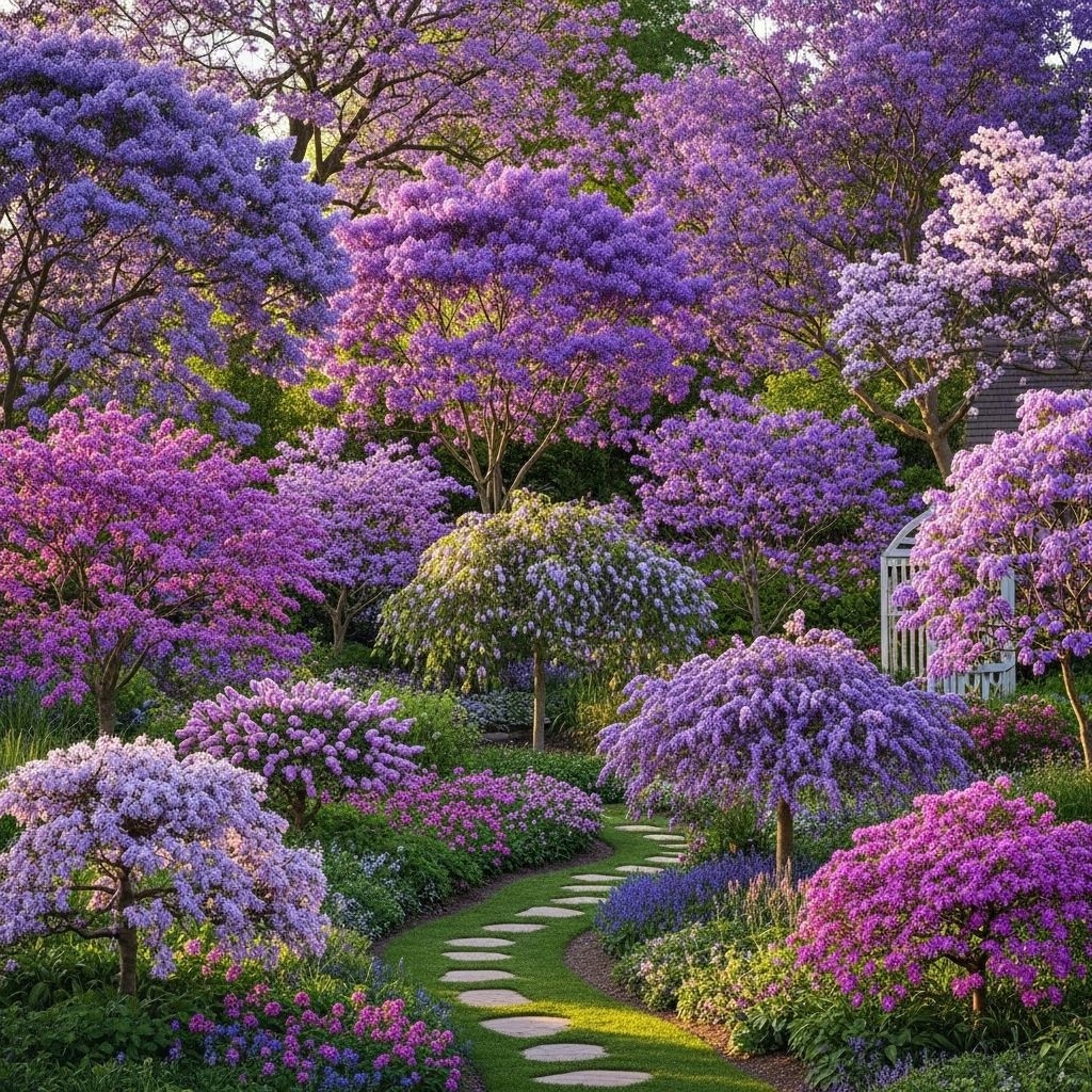 Discover stunning purple-flowered trees that will transform your garden with vibrant color and beauty