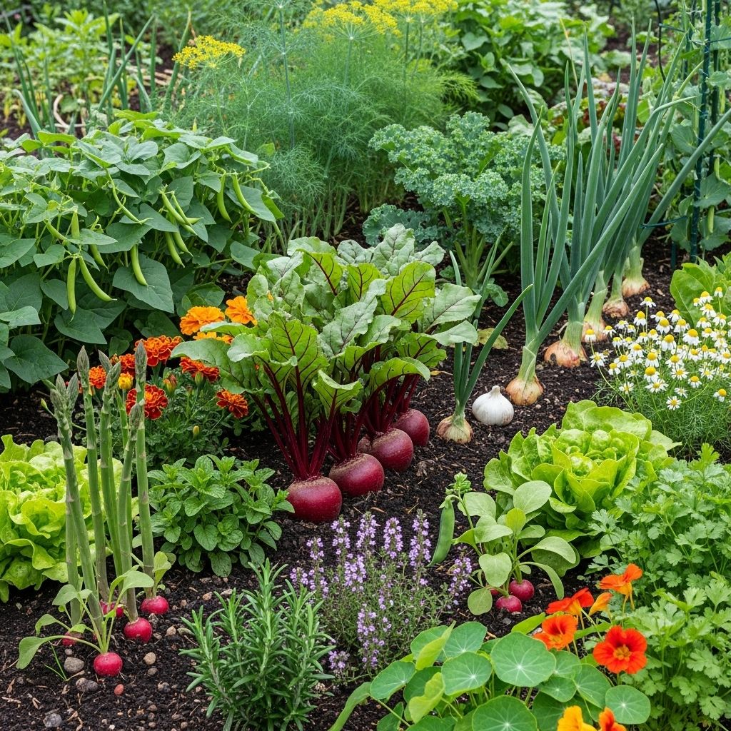 Interplanting with neighbors enriches soil, deters pests, and boosts harvest quality.