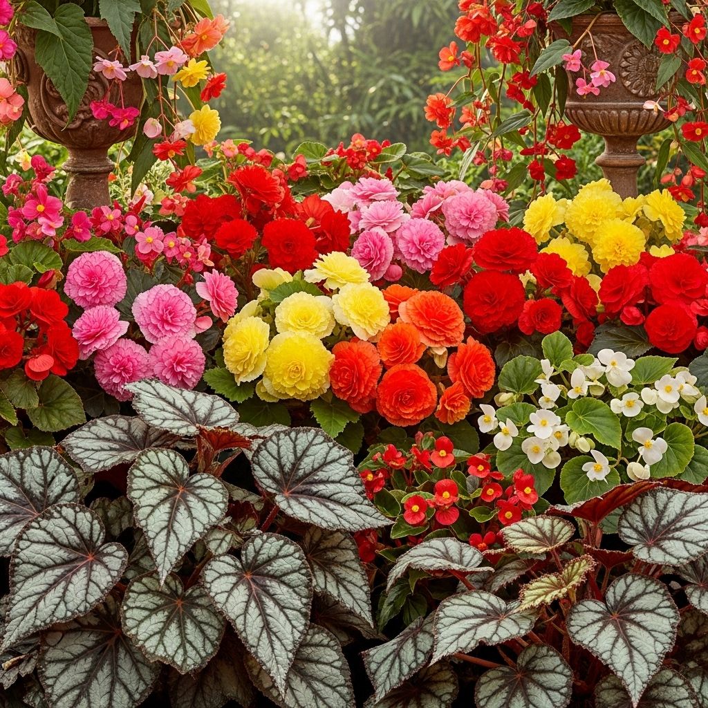 Explore 49 stunning begonia varieties to brighten your garden or home, from lush blooms to striking foliage, for every shade or sun setting.