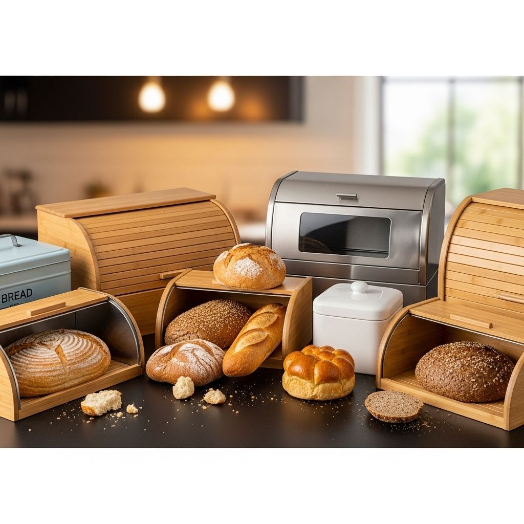 Extend loaf life and reclaim countertop space with compact, stylish storage.