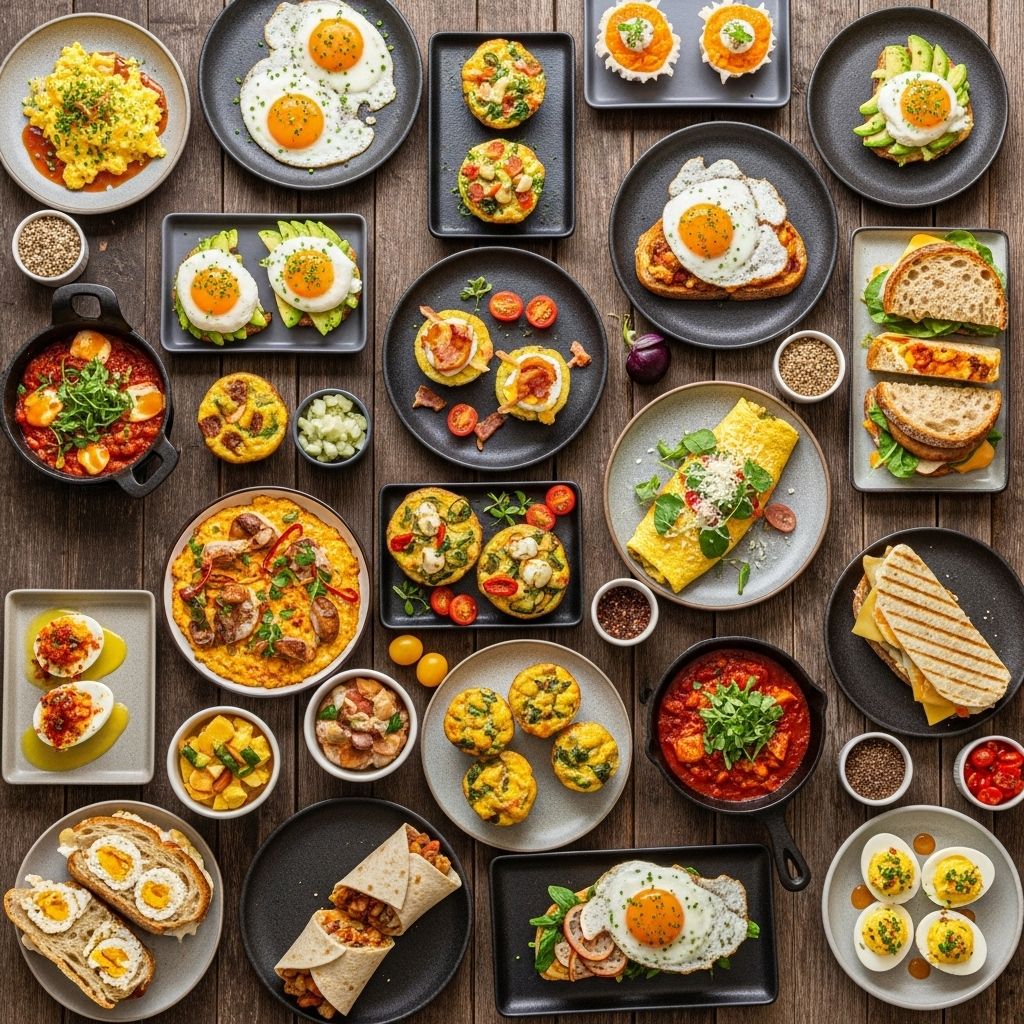 Discover 50 delicious breakfast egg recipes, from crowd-pleasing casseroles to quick scrambles, that make mornings easier and tastier.