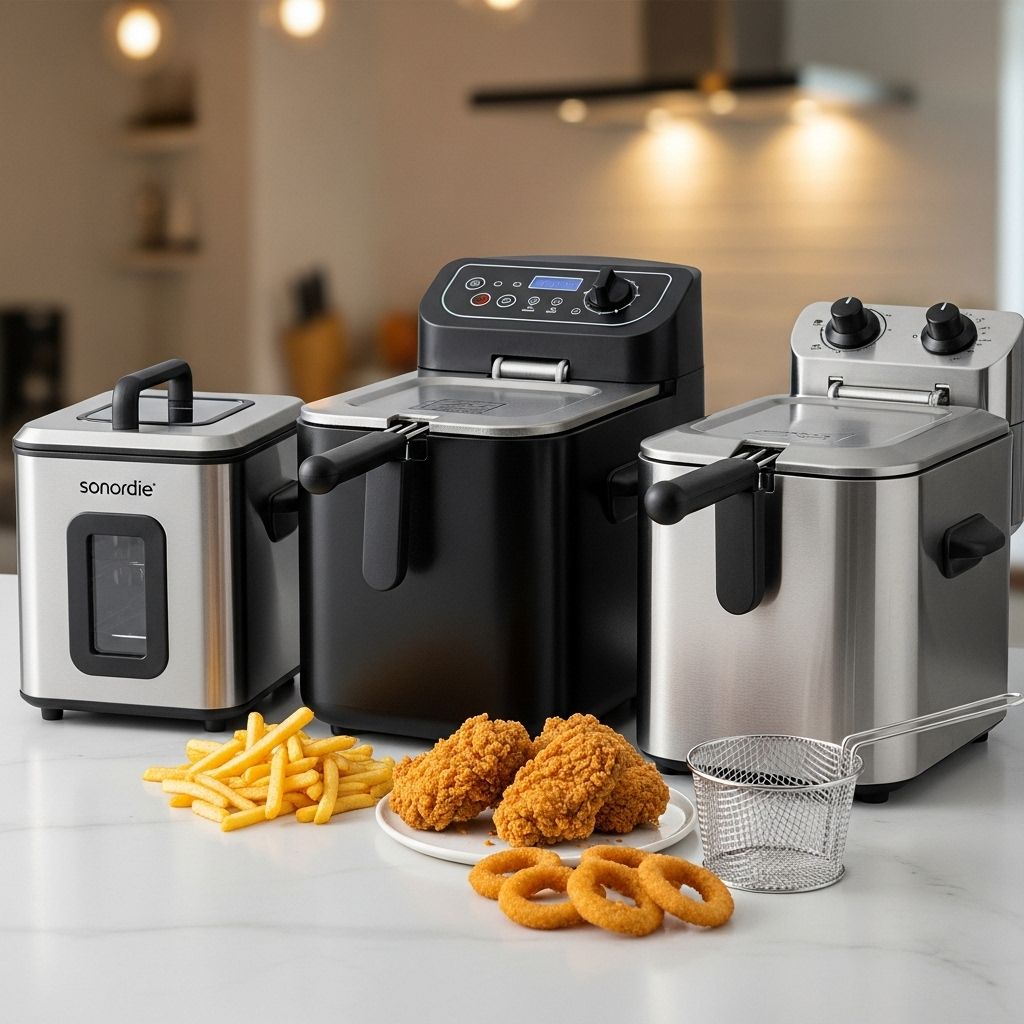 Effortless frying starts with reliable temperature control and mess-free operation.